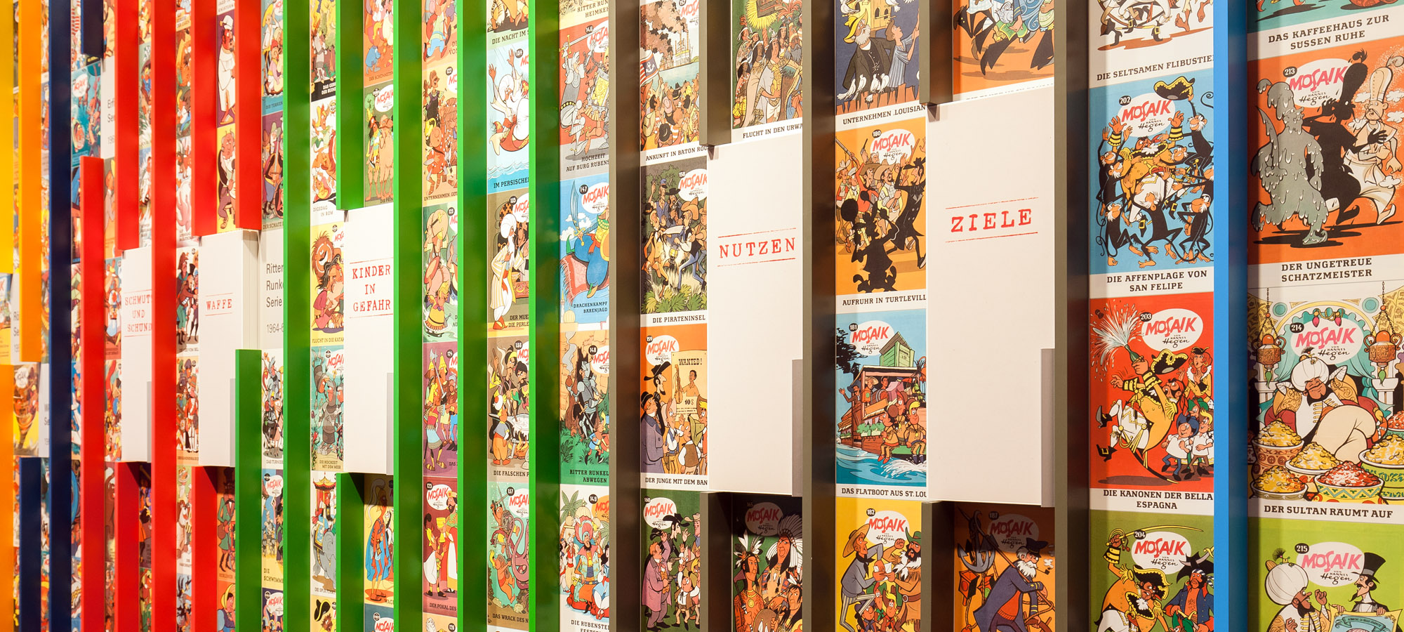 Dauerausstellung - DDR-Comic Mosaik