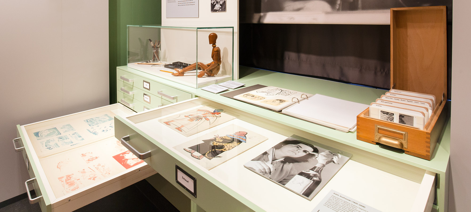 Dauerausstellung - DDR-Comic Mosaik